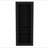 Brighton 5-Shelf Bookcase Black