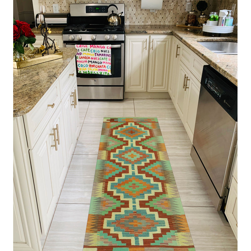 Bobbee Wool Geometric Indoor Rug
