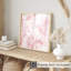 Abstrait, art géométrique en marbre rose II-1846730123