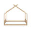 Lit de maison de style Montessori pour enfants, cadre de lit au sol avec tête et pied de lit-1410346781-1410346780