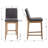 Alayha Upholstered 26'' Counter Bar Stools with Solid Wood Frame Set of 2-874013957