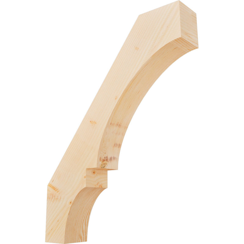 Genouillère Balboa, Sapin de Douglas, Lisse, H 36 po x l 5,5 po x P 28 po