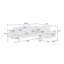 Canapé modulaire en similicuir blanc-888756894