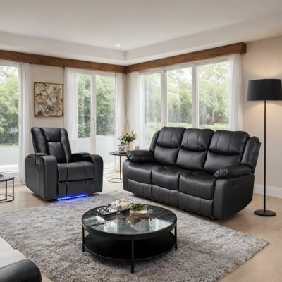 Ilkeston 2 Piece Reclining Living Room Set (Recliner & Sofa)