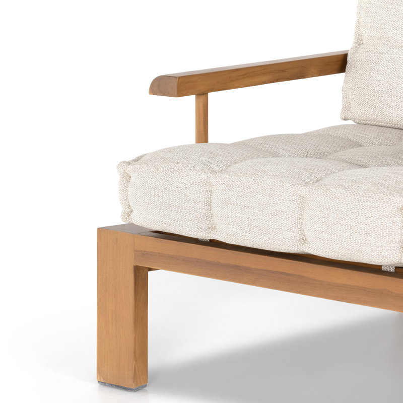 Beck Outdoor Teak Lounge Chair