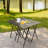 5 Piece Folding TV Tray Table Set,Foldable Sofa Side Table,End Table,Snack Table,Save Space,Grey