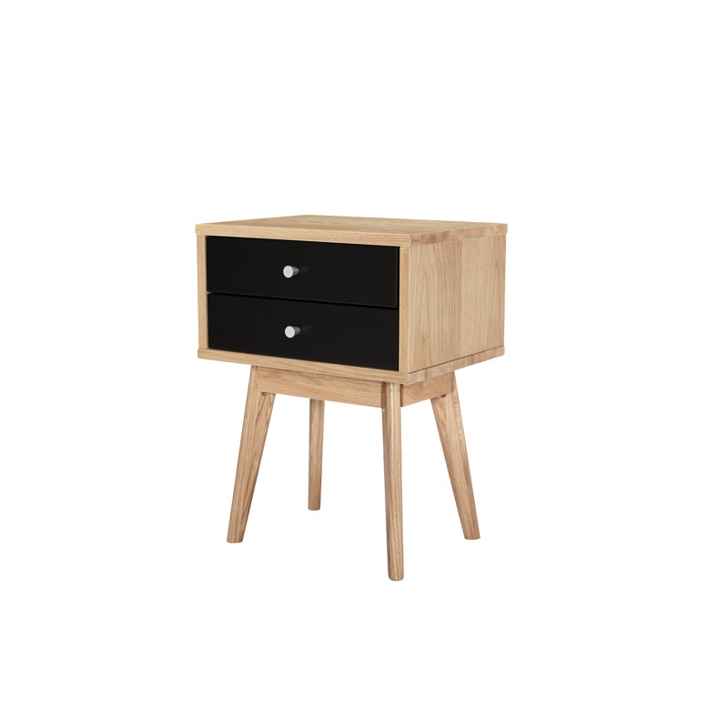 Mccoy End Table, Black/Oak