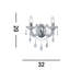 Kelly Mild Steel Candle Wall Light-16540917