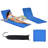 Henton Outdoor Metal Chaise Lounge Set with Table