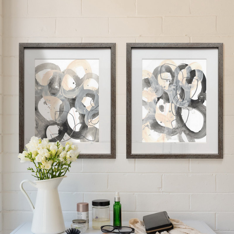 Tangled Circuit I-Framed 2 Piece Set - 2 Piece Picture Frame Print