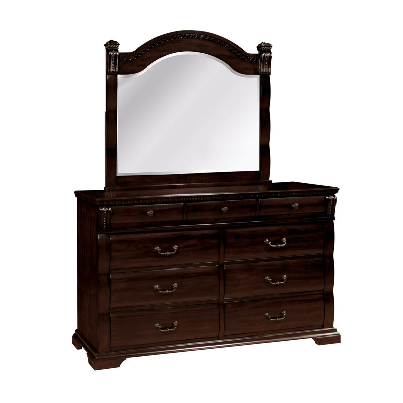 Ensemble commode et miroir 2 pièces Aamina