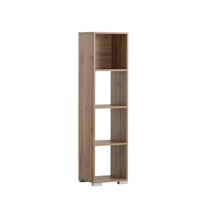 Flosi Freestanding Bathroom Shelves, Oak Country House Decor
