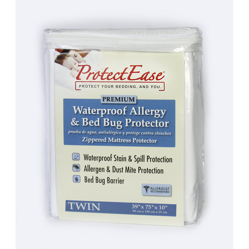 Twin Waterproof Allergy and Bed Bug Protector