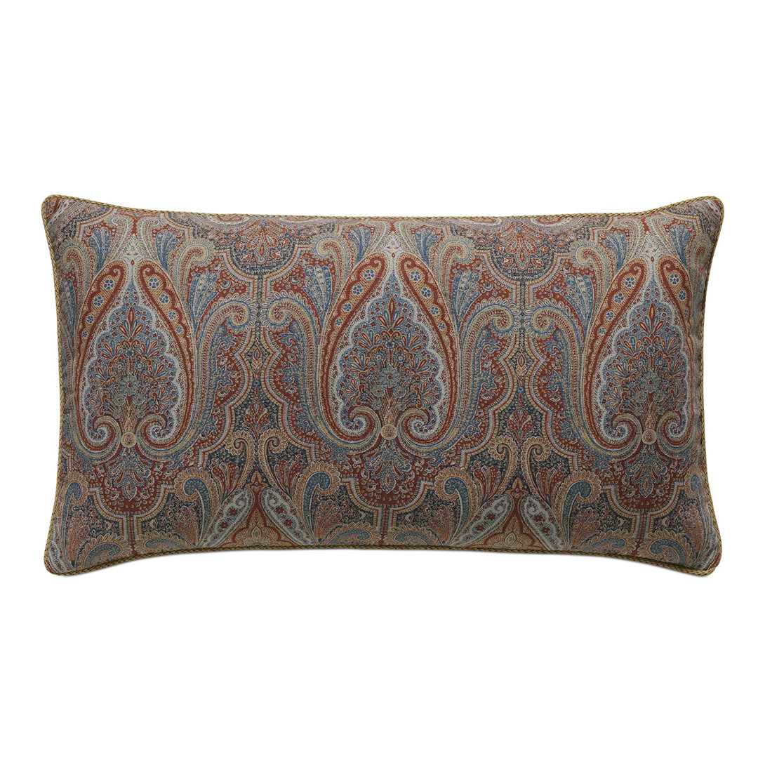 Rudy Linen Blend Paisley Sham Set Eastern Accents 
