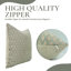 Coussin décoratif en tissu épais épais en lin Fabividine Accent, lombaire, (Khushbu, bleu)-106270330-106270332