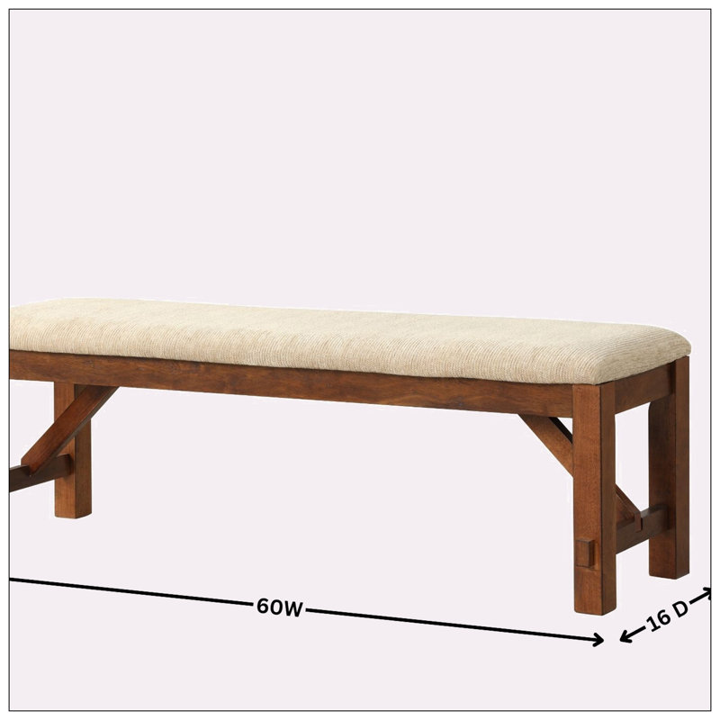 Casidy Fabric Upholstered Bench
