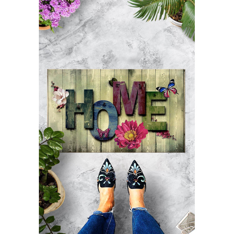 Durable PVC Doormat, Non-Slip Underside, 15.7 x 23.6 inches | 100% PVC Material, Machine Washable at 86°F | Perfect for Indoor & Outdoor Use, Easy to Clean, Stylish & Functional Welcome Mat