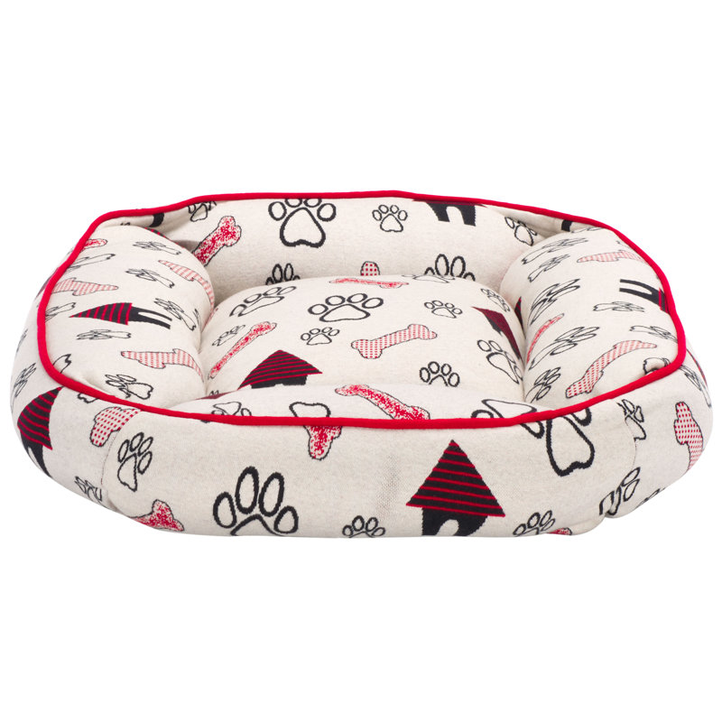 Edlef Cotton Pet Bed, 16" x 24"