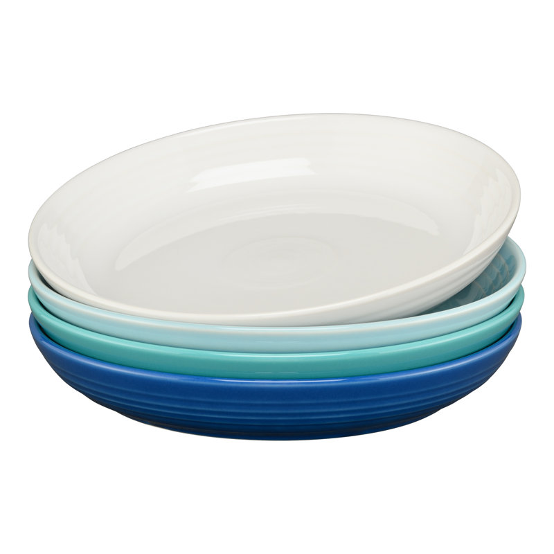 Shop Mixed Sets Fiesta Coastal Blues Coupe 8 1/2 Inch Luncheon Bowl 26 Oz, Set Of 4