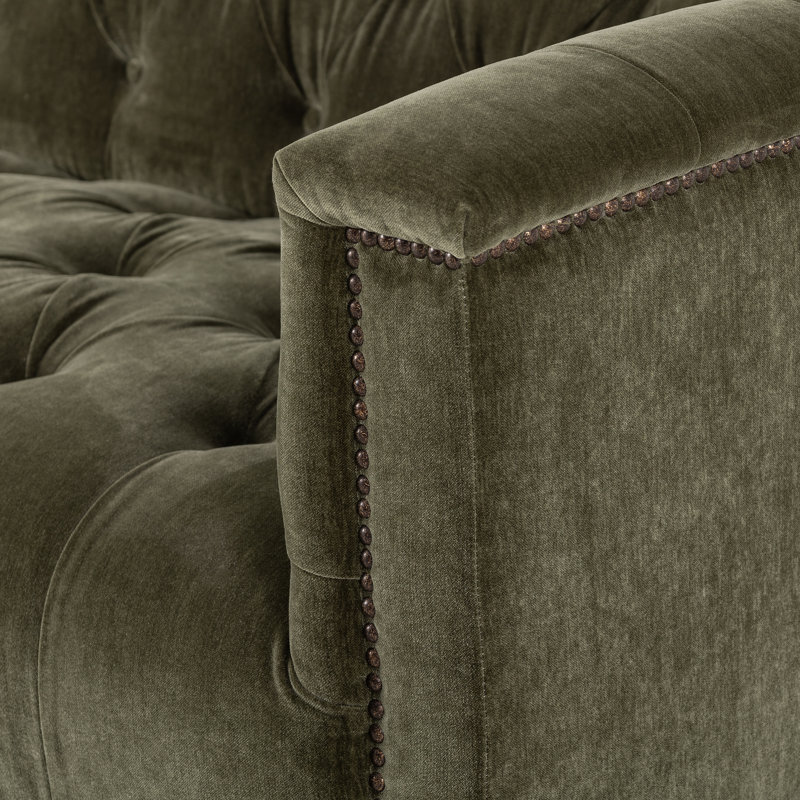 Chirlin Upholstered 95'' Sofa, Amici Moss