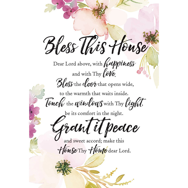 Art textuel sur bois les bois-gracieuses bless cette maison