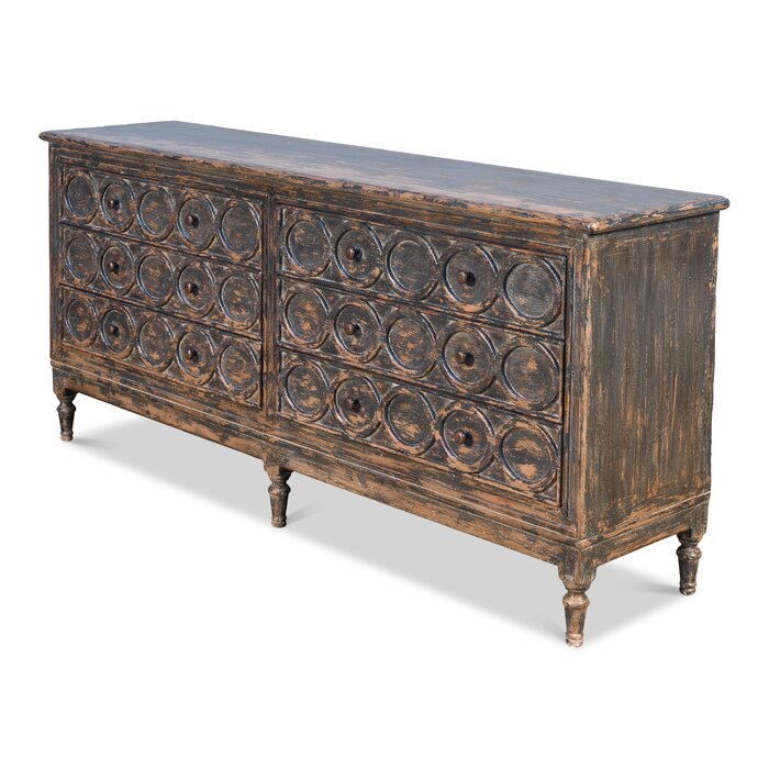 Rosalind Wheeler Mccleskey 80'' Solid Wood Sideboard | Wayfair