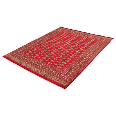 Tapis rouge foncé Finest Peshawar Bokhara 8 pi 2 po x 10 pi 0 po