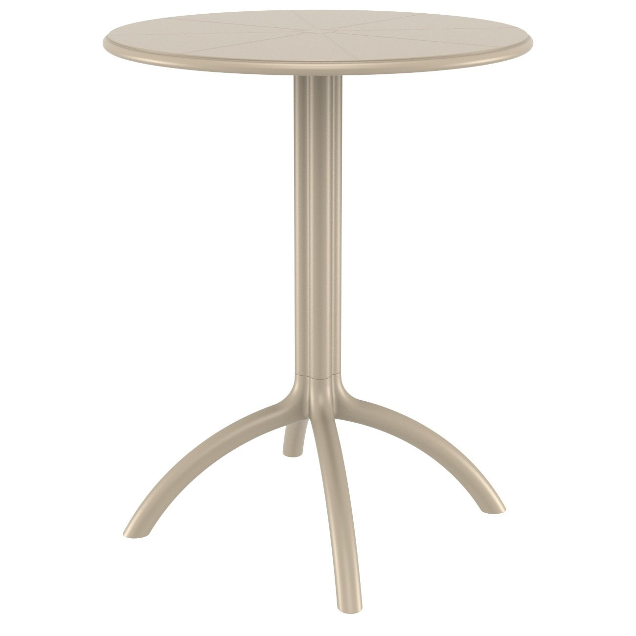Jacinta 24" Patio Bistro Set, Taupe