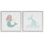 «Ocean Mermaid Splash», ensemble de 2 giclées par Carrie Cantwell-103329978-103329991