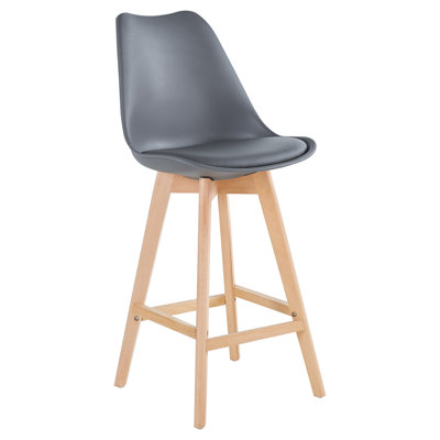 Rossall Yes Bar Stool with Steel Frame