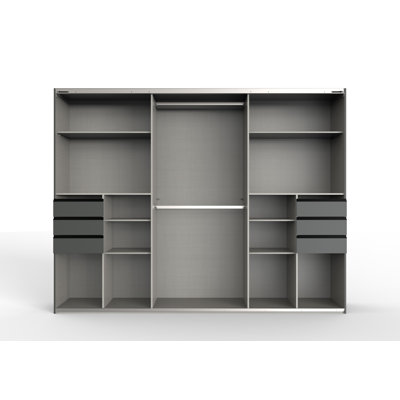 Wyler 3 Door Manufactured Wood Wardrobe