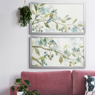 «Début du printemps I», ensemble de 2 reproductions d'art sur toile
