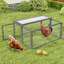 Poulailler portatif Coaxum, panneau solaire verrouillable-86128083