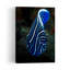 Vibrant Blue Angelfish Colorful Vibrant Fish Ocean Tropical Wall Art Print 1 Piece Wrapped Canvas Wall Art-1565334641