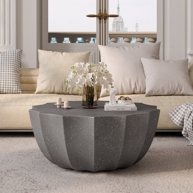 Table basse d'extérieur 35,43 po MGO, Gris