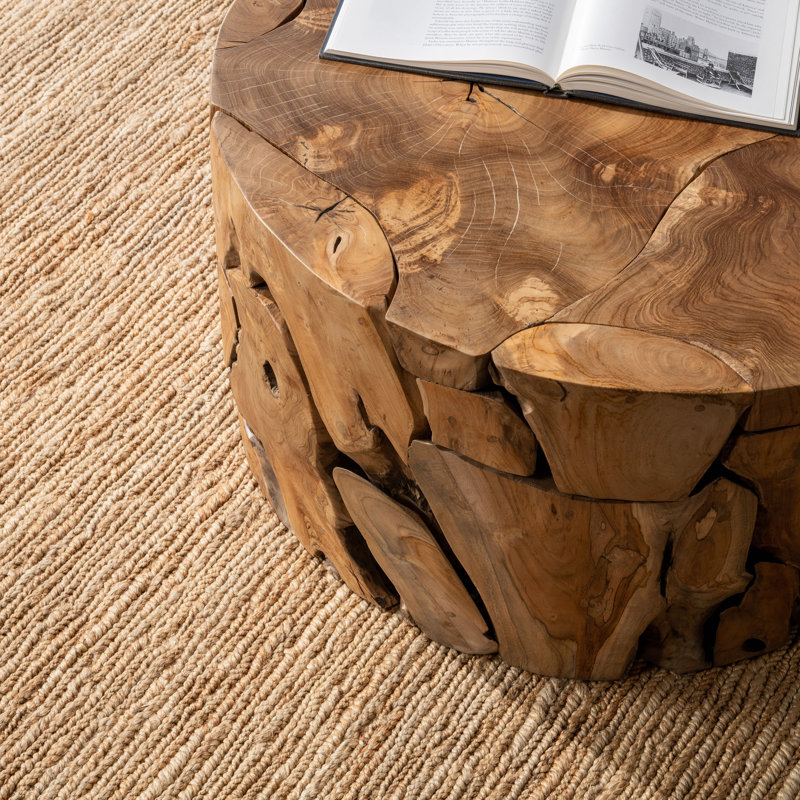 Rhea Solid Wood Coffee Table