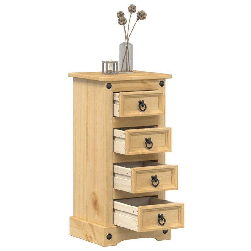 Etchison 35cm W Solid + Manufactured Wood Bedside Table