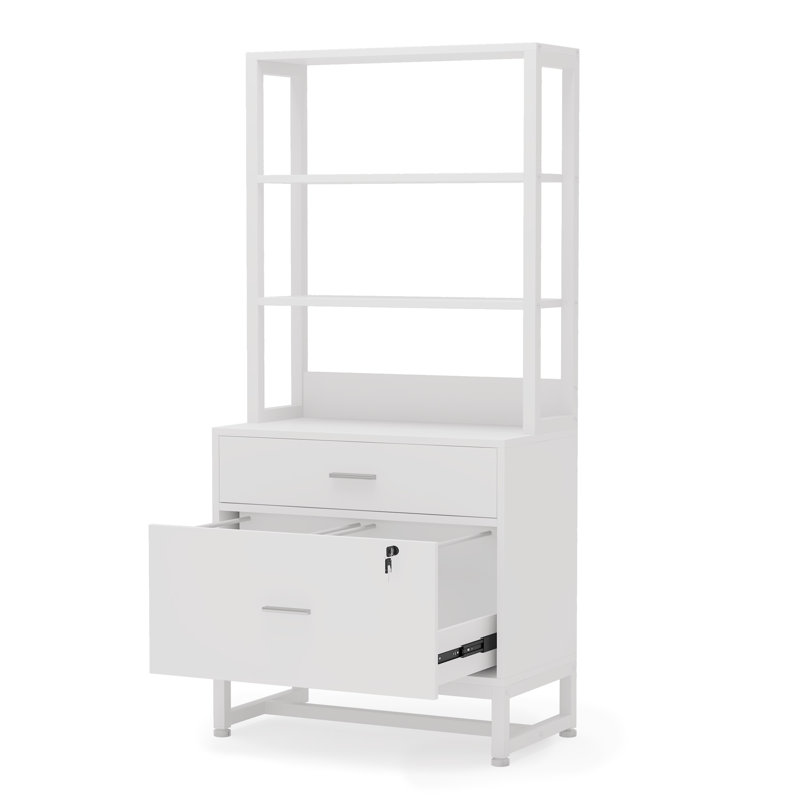 Grigorii 29.52'' Wide 2 -Drawer File Cabinet, White