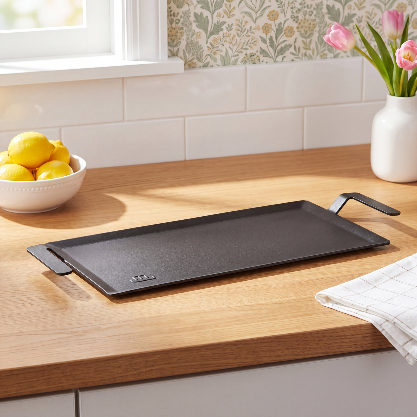 Seasoned Carbon Steel Griddle