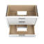 Meuble-lavabo simple à trois tiroirs Lecrieú-611078111-610635986-610636014