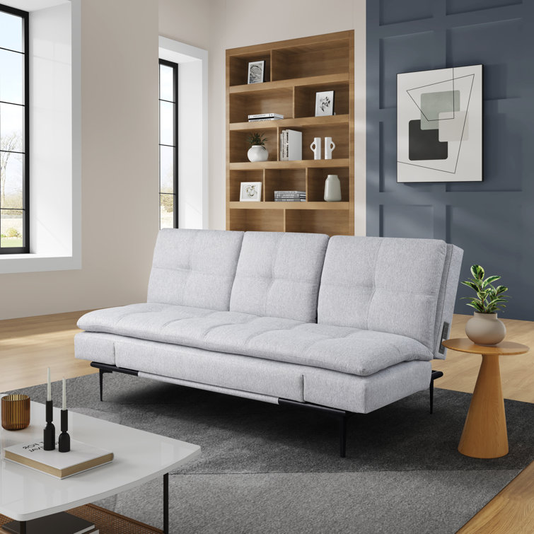 Serta Livingstone 78.7" Convertible Sofa with Drop Down Cup Holders and Integrated Power
