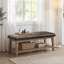 Faux Leather Upholstered Storage Bench-558094240