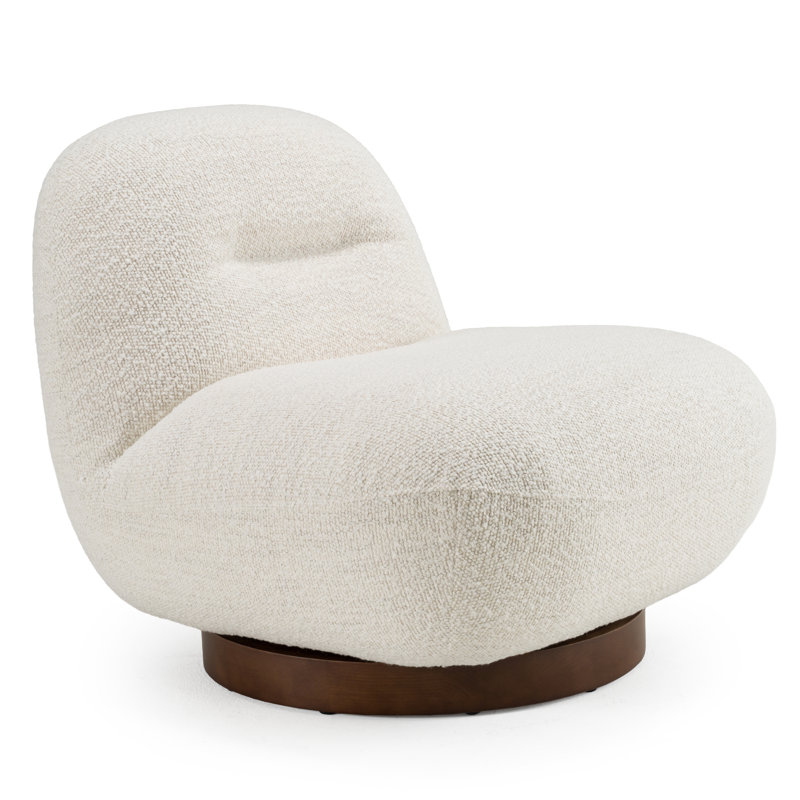 Chastie Upholstered Swivel Accent Chair
