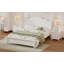 Structure de lit plateforme en bois, lit plateforme de style rétro avec support en lattes de bois-953662892-953662893