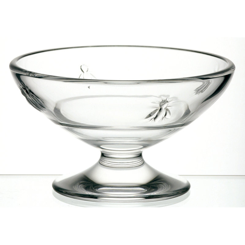 Abeilles Glass Dessert Bowl