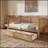 Traditional Rattan Daybed with 2 Drawers, Ideal for Guest Rooms and Limited Spaces, No Box Spring Needed-729240949-729240955