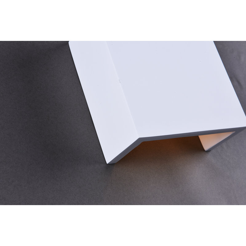 Blandford Ceramic Up & Downlight, 15cm H x 15cm W x 7cm D