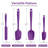 U-Taste 600ºF Heat-Resistant Silicone Spatula Set, 4-Piece BPA-Free Kitchen Baking Cooking Tools-71076663