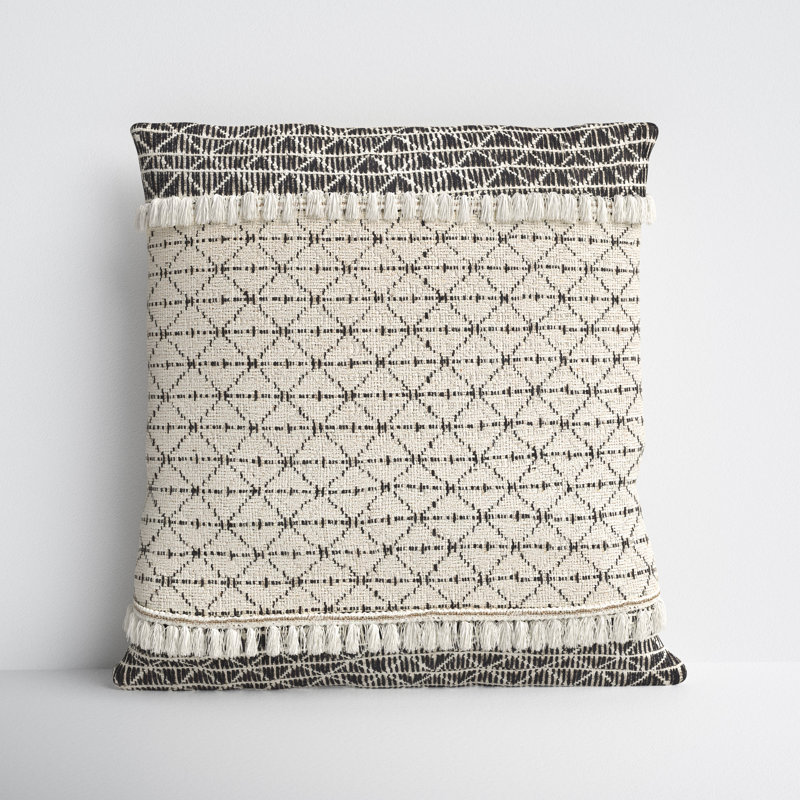 Santina Square Cotton Pillow Cover, 20" x 20", Pillow Cover Only - No Insert