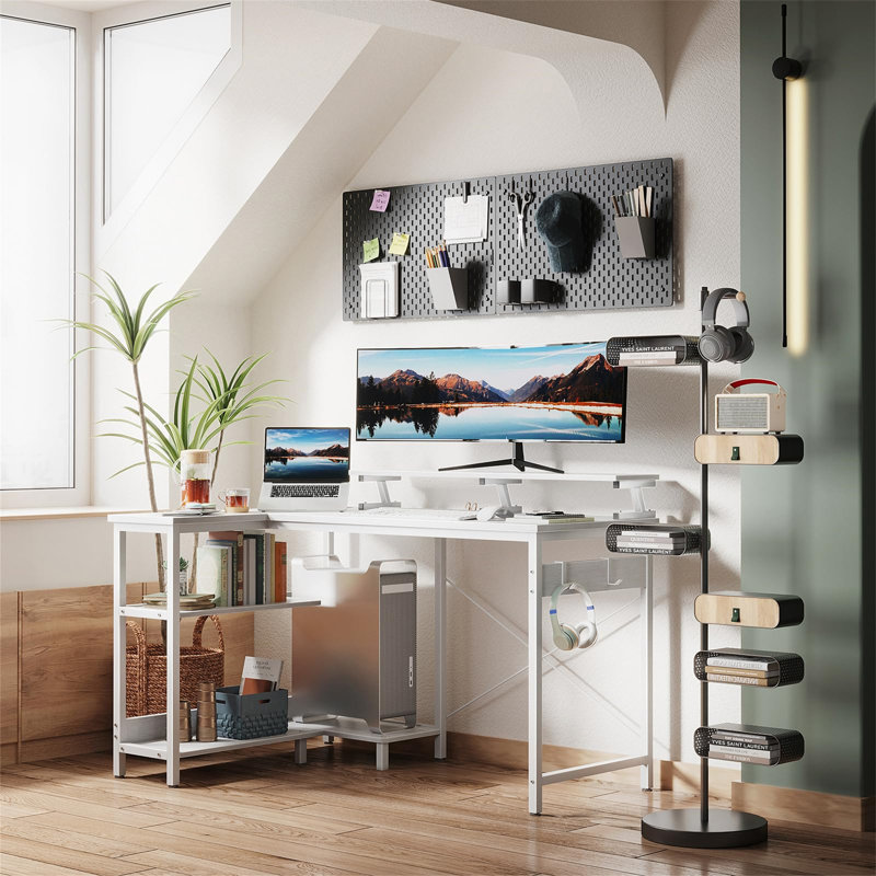 Computer Desk, White